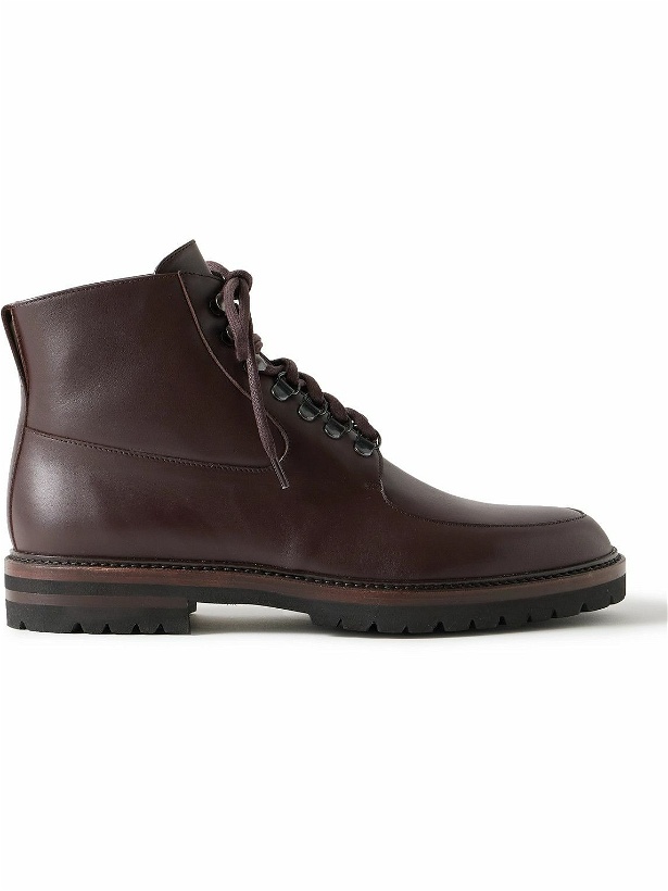 Photo: Manolo Blahnik - Yurdal Leather Boots - Brown