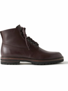 Manolo Blahnik - Yurdal Leather Boots - Brown