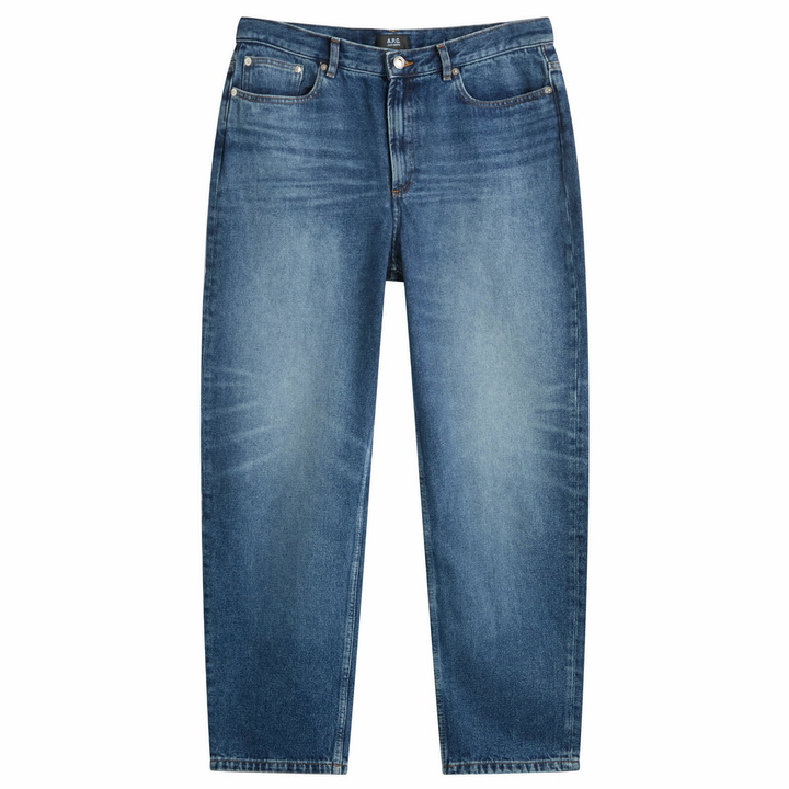 Photo: A.P.C. Men's Martin Jeans in Washed Indigo