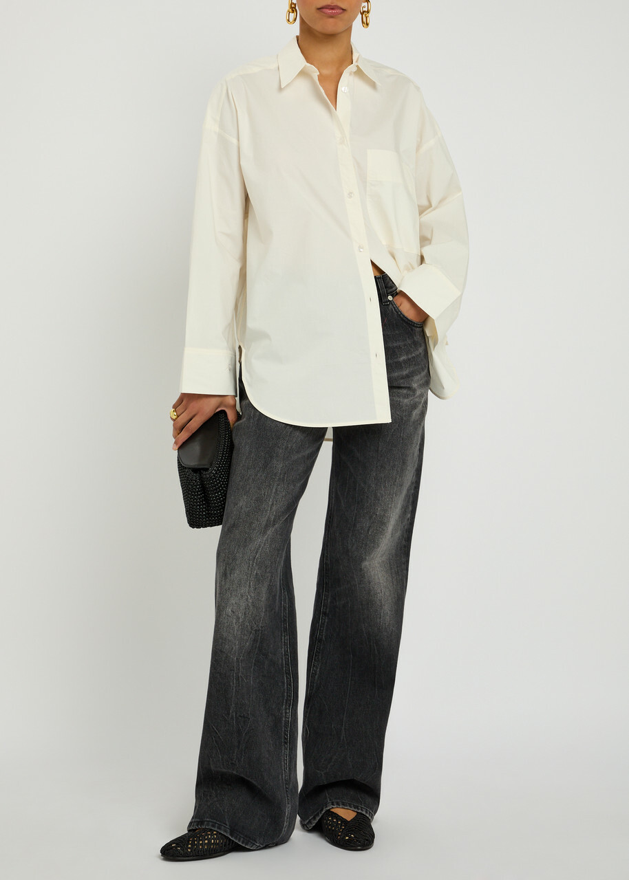 BY Malene Birger Derris Cotton Shirt White