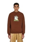 Brain Dead Mushroom House Crewneck Sweatshirt