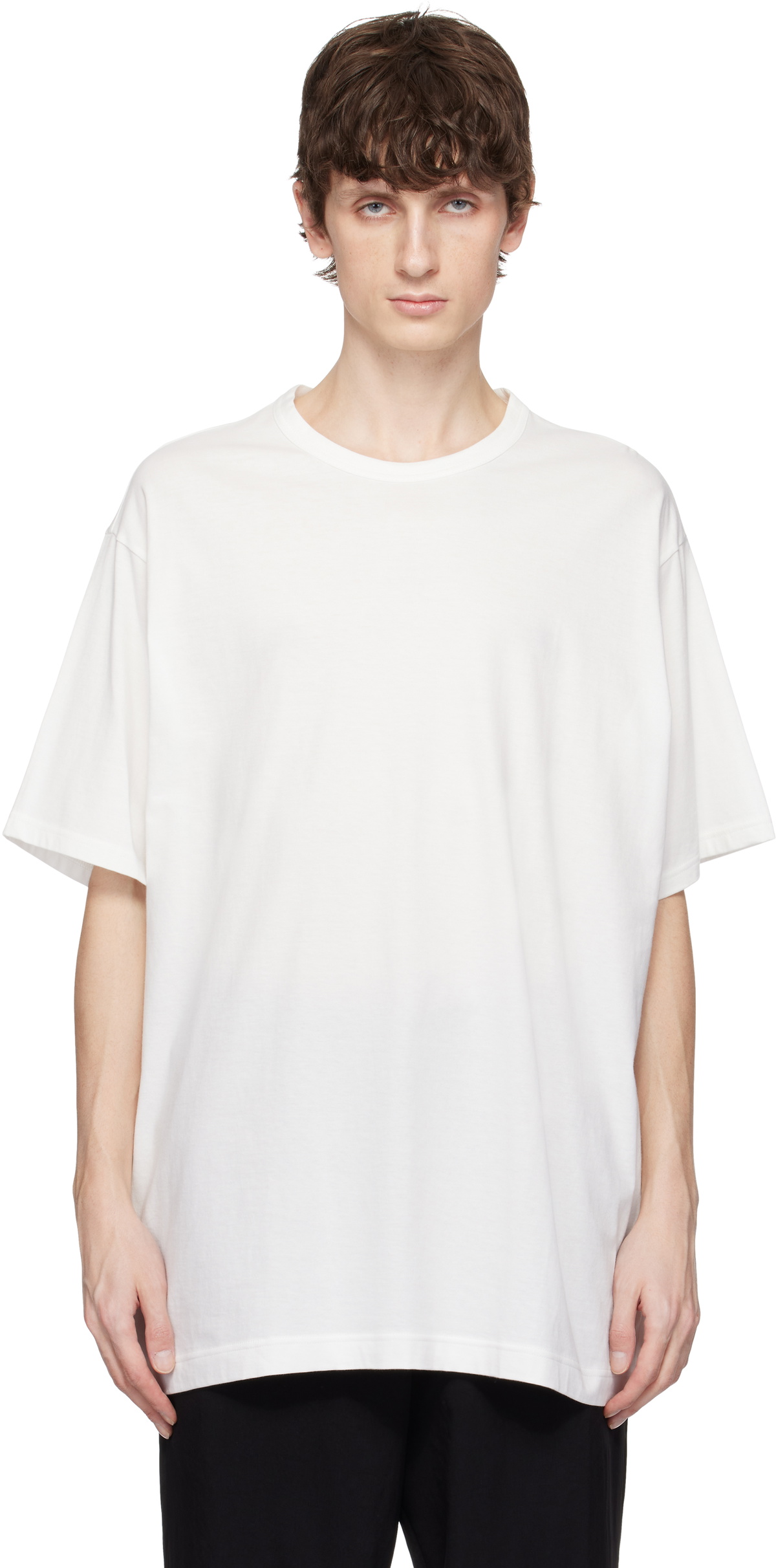 【Yohji Yamamoto】ULTIMA JERSEY ROUND NECK SHORT SLEEVE ULTIMA JERSEY ROUND NECK SHORT SLEEVE – THE SHOP YOHJI YAMAMOTO