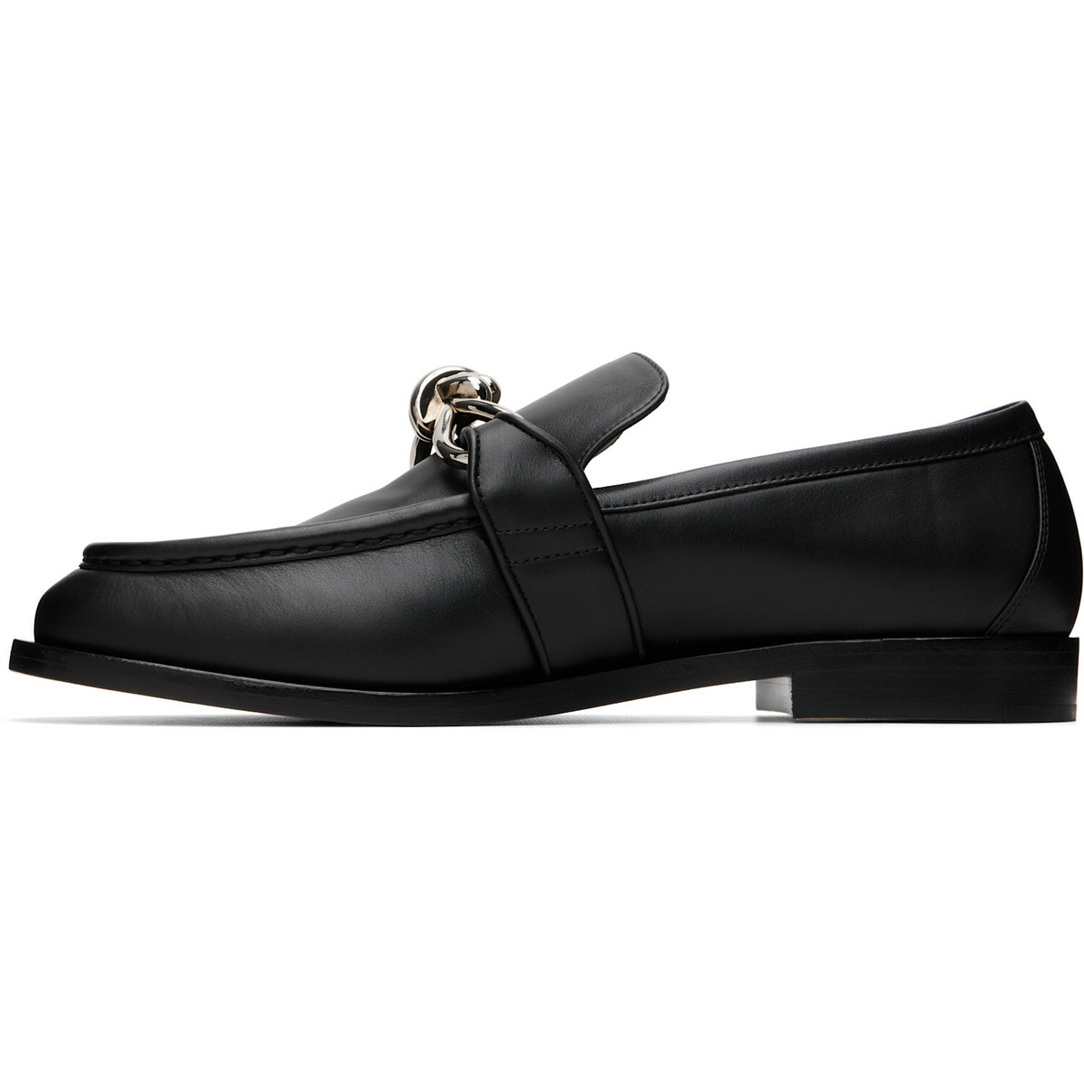 Bottega Veneta Black Astaire Loafers