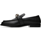 Bottega Veneta Black Astaire Loafers