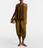 Zimmermann Mahon cropped silk balloon pants