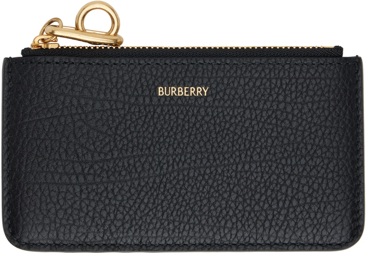 Photo: Burberry Black Rocking Horse Zip Card Holder​