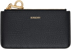 Burberry Black Rocking Horse Zip Card Holder​