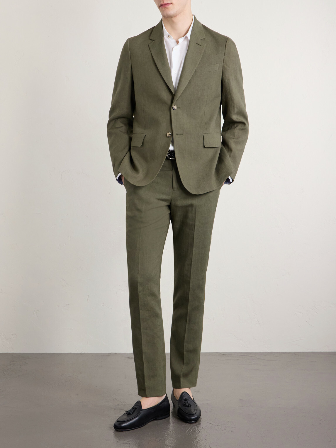 Paul Smith - Linen Suit Jacket - Green Paul Smith
