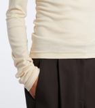 The Row Camron cotton jersey turtleneck top