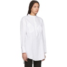 Wendelborn White Darted Bra Shirt