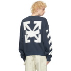 Off-White Blue Agreement Sweatshirt