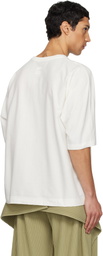 HOMME PLISSÉ ISSEY MIYAKE White Release-T Basic T-shirt