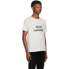 Saint Laurent White Western Logo T-Shirt