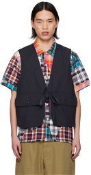Engineered Garments Navy Flap Pocket Vest