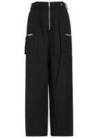 3.1 Phillip Lim Wide-leg Cotton-blend Trousers Black