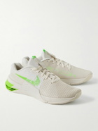 Nike Training - Metcon 8 Rubber-Trimmed Mesh Sneakers - White