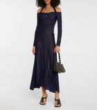 Jacquemus - La Robe Lagoa off-shoulder maxi dress