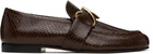 Proenza Schouler Brown Monogram Loafers