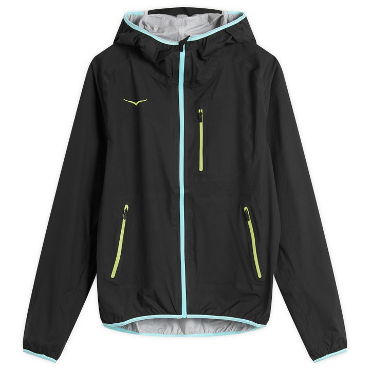 Photo: HOKA ONE ONE Men's M Tecsky Waterproof Jacket in Black