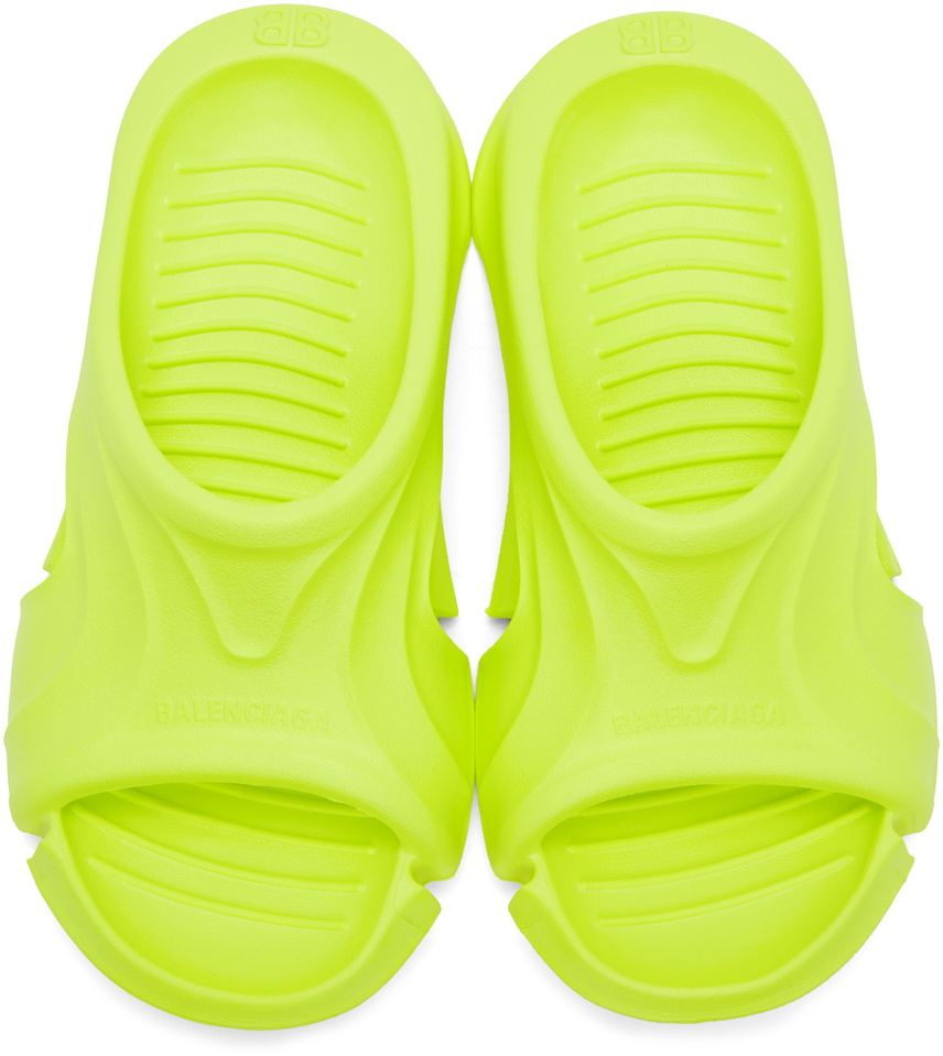 Balenciaga Yellow Mold Slide Sandals Balenciaga