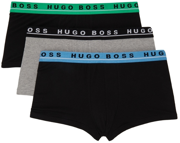 Photo: Boss Three-Pack Multicolor Trunk Boxers