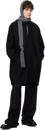 AARON ESH Black Keyhole Coat