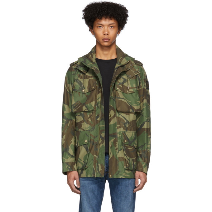 Photo: Belstaff Green Camouflage Landing Jacket