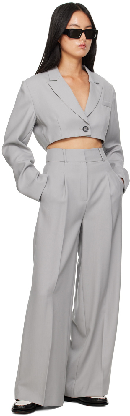 Elleme Gray Tailored Trousers