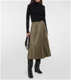 Proenza Schouler White Label faux leather midi skirt