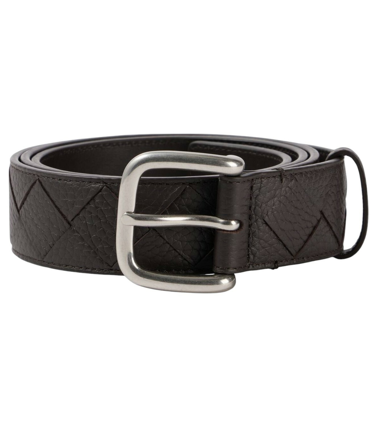 Bottega Veneta - Triangle buckle leather belt Bottega Veneta