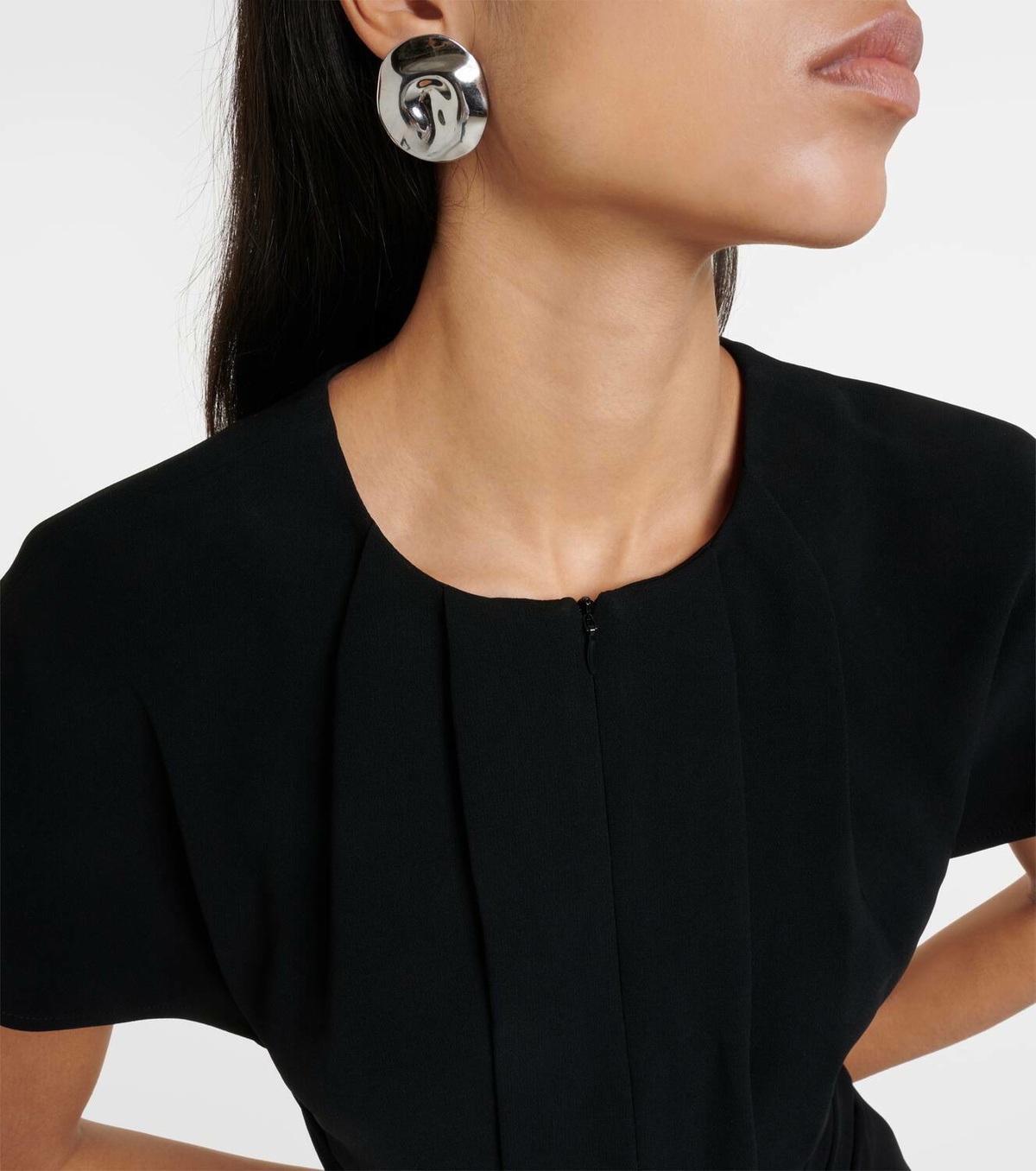 Proenza Schouler Julie draped crêpe midi dress