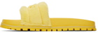 Marc Jacobs Yellow 'The Terry Slide' Sandals