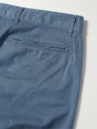 Massimo Alba - Winch2 Straight-Leg Stretch Cotton-Gabardine Trousers - Blue