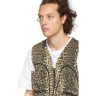Stay Made SSENSE Exclusive Tan Leopard Beuys Vest