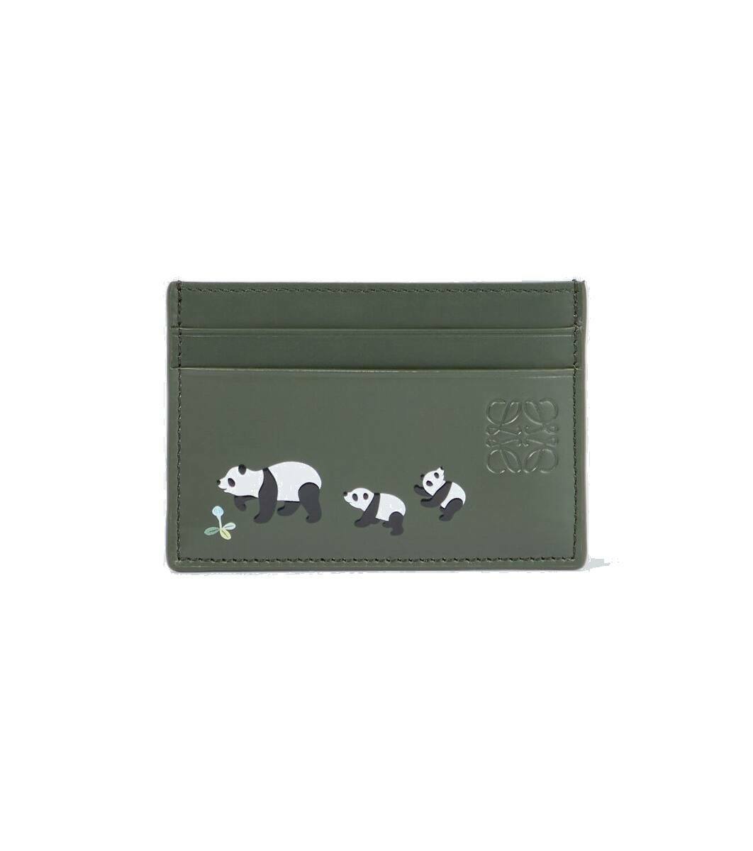 Loewe x Suna Fujita printed leather card holder Loewe