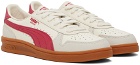 PUMA Off-White & Red Indoor OG Sneakers