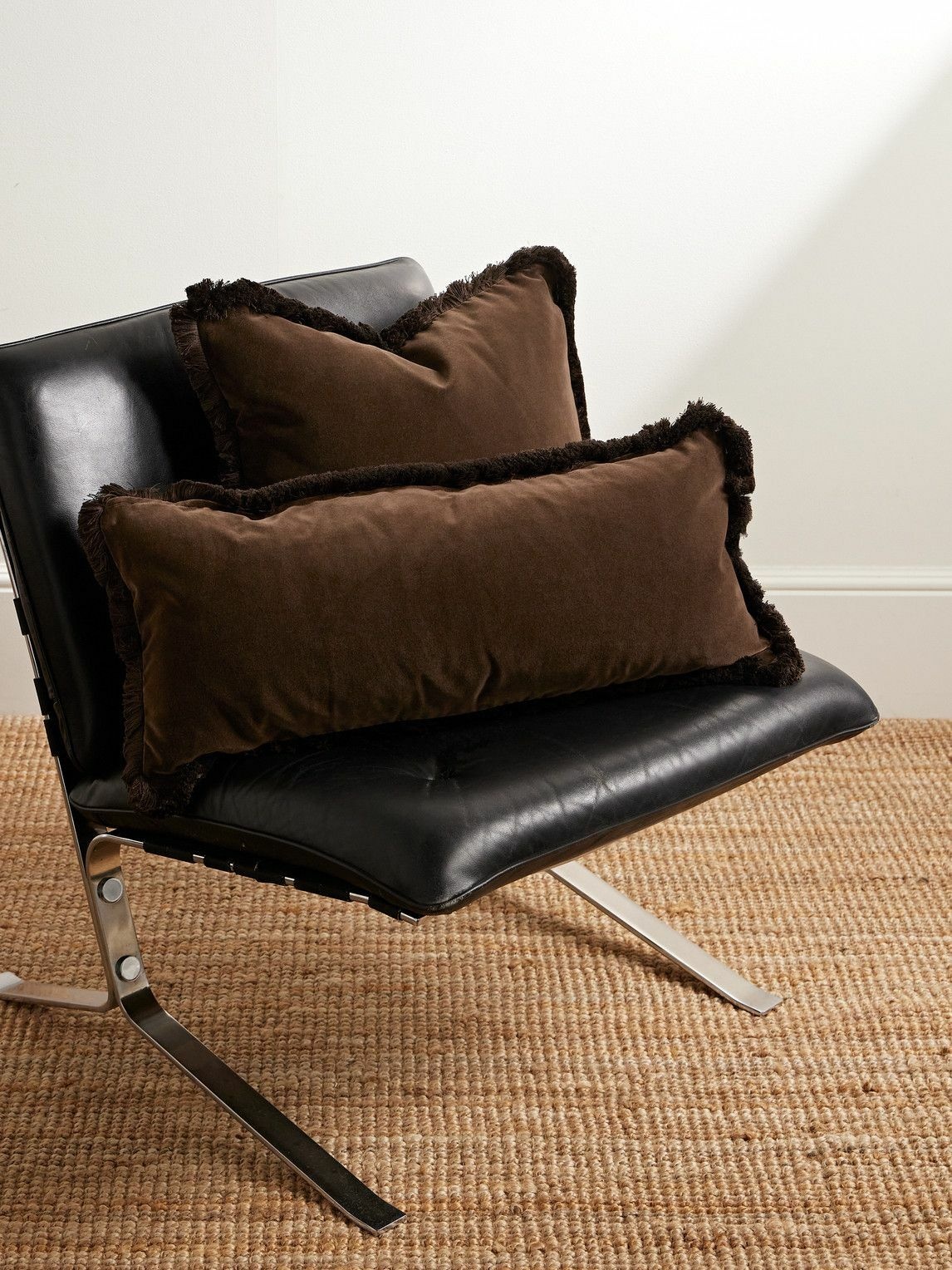 Photo: Soho Home - Margeaux Fringed Cotton-Blend Velvet Cushion
