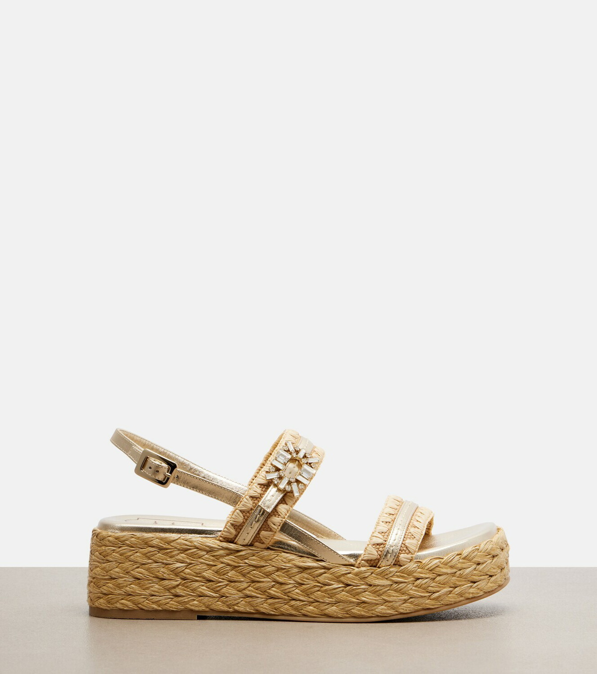 Roger Vivier Summer Strass platform espadrille sandals