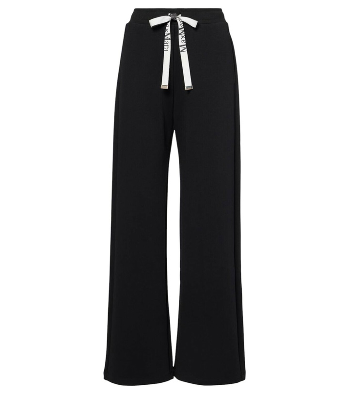 Photo: 'S Max Mara Bali cotton-blend jersey wide-leg sweatpants