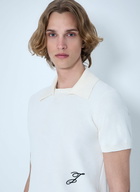 Jacquemus Ribbed Collar Knit Polo