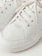 ON - Roger Federer The Roger Centre Court Vegan Leather and Mesh Tennis Sneakers - White