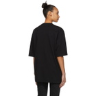 Balenciaga Black Oversized Rainbow BB T-Shirt