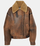 Acne Studios Lakota shearling-lined leather jacket