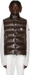 Moncler Brown Tibb Down Vest