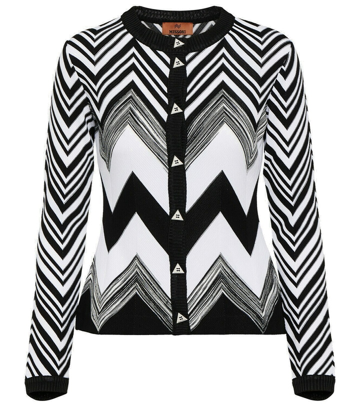 Photo: Missoni Zig-zag cotton-blend cardigan