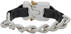 1017 ALYX 9SM Silver Buckle Bracelet