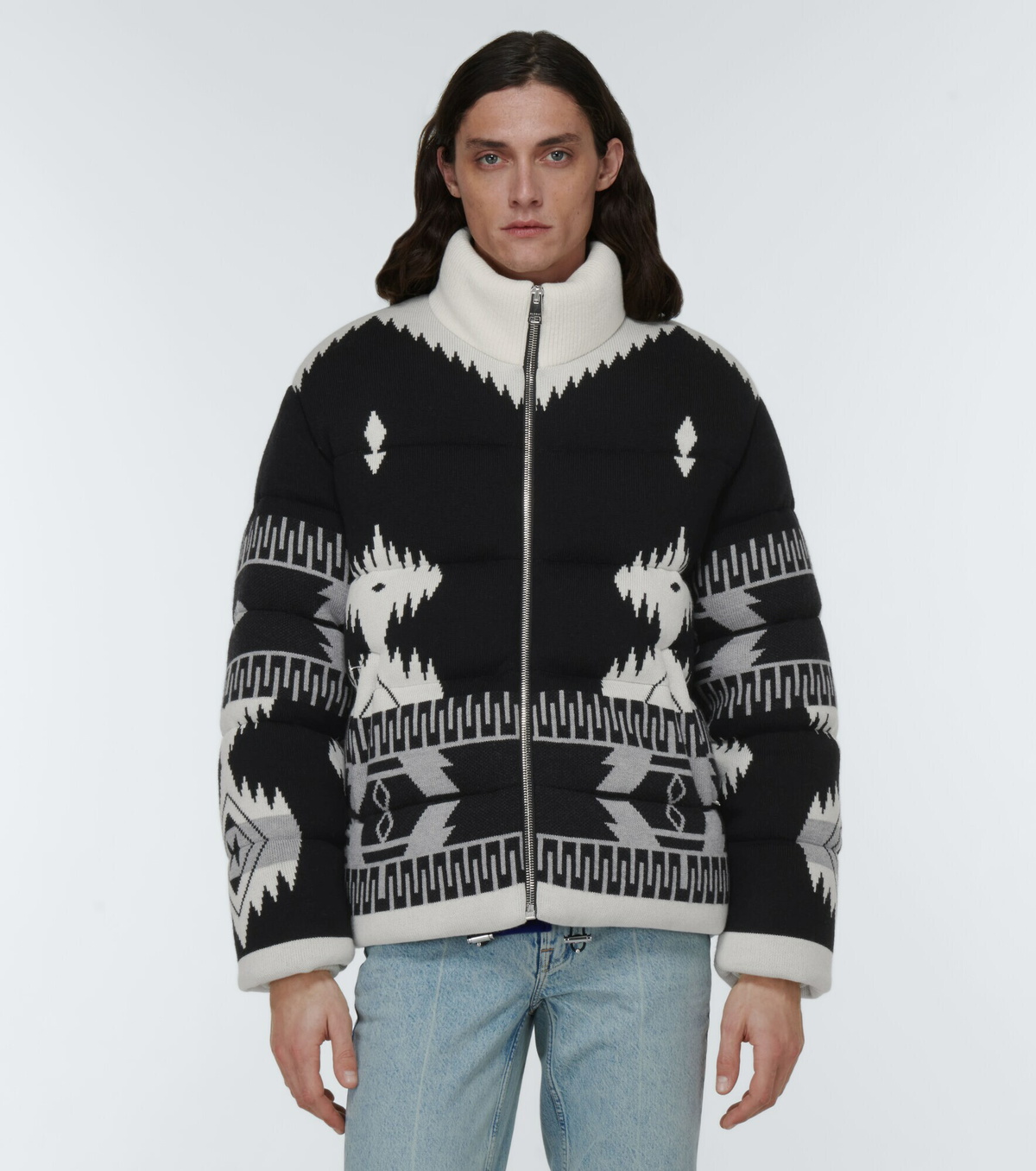 Alanui - Icon jacquard puffer jacket Alanui