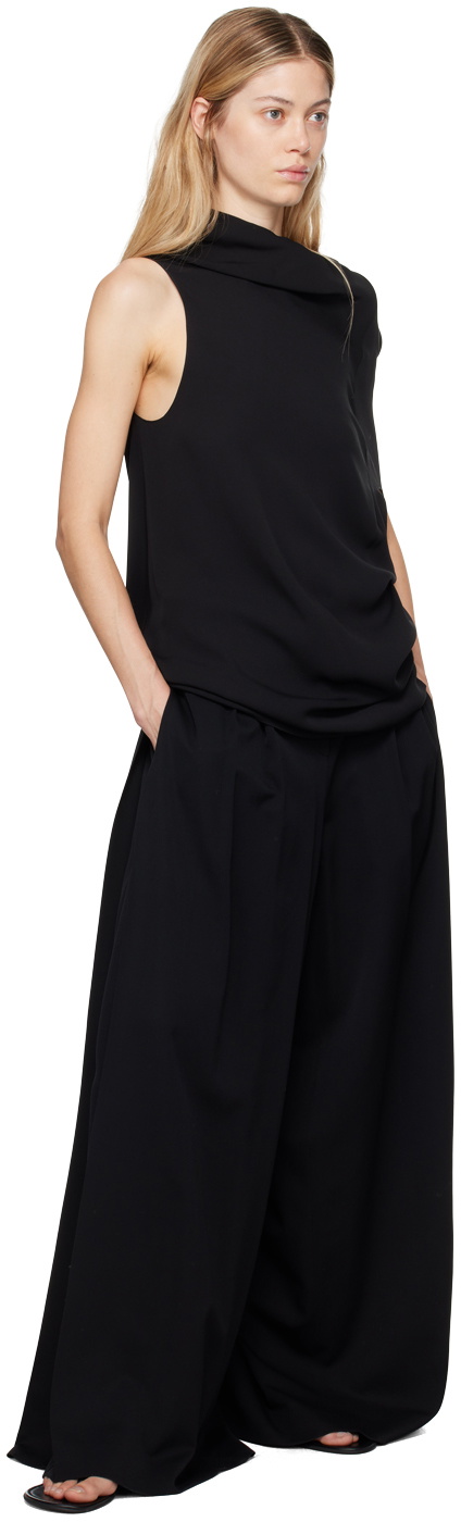 The Row Black Aria Tank Top