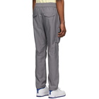 John Elliott Grey Sateen Cargo Pants