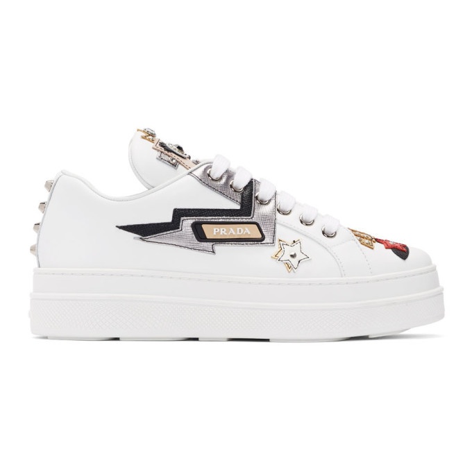 Luxury Designer PRADA Calzature Donna Platform Sneakers Size 39.5 | eBay
